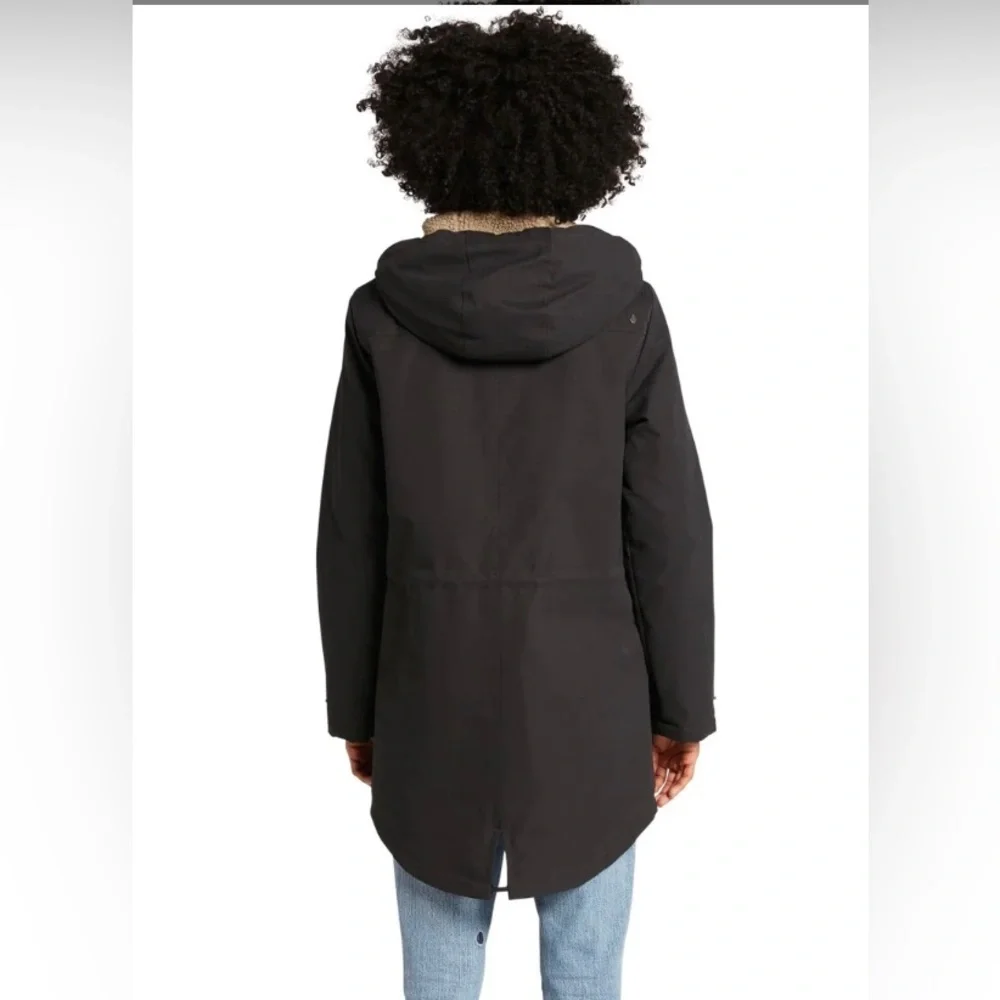 WALK ON BY 5K PARKA JACKET - BLACK - Picture 3 of 6